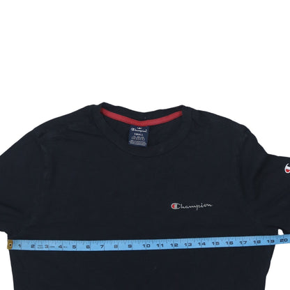 Mens UK Size S Champion Black  T-Shirt