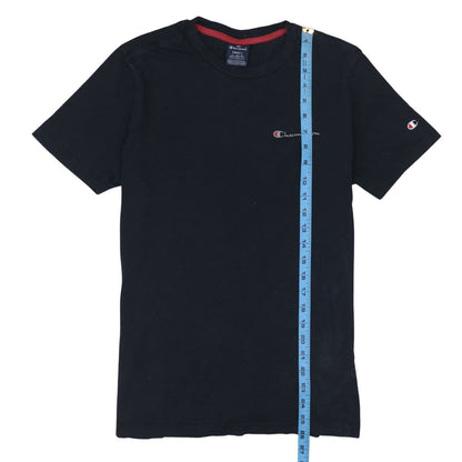 Mens UK Size S Champion Black  T-Shirt