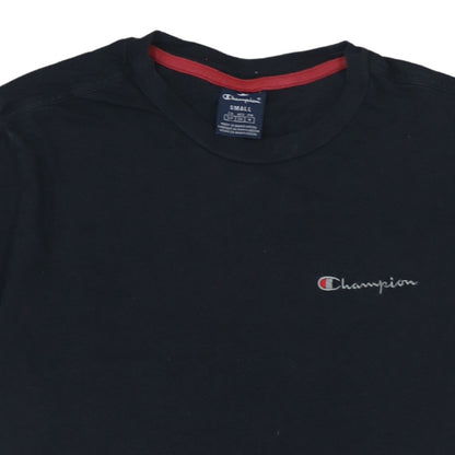 Mens UK Size S Champion Black  T-Shirt