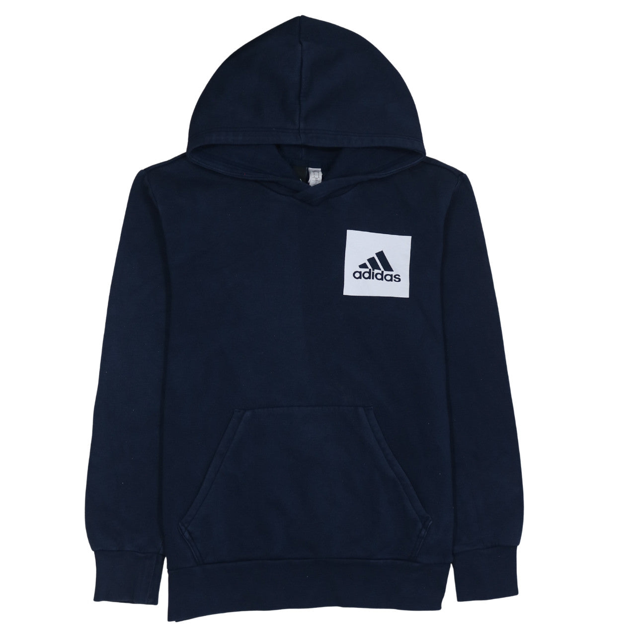 Mens UK Size M adidas Blue Pullover Hoodie