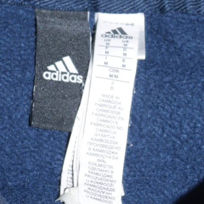 Mens UK Size M adidas Blue Pullover Hoodie