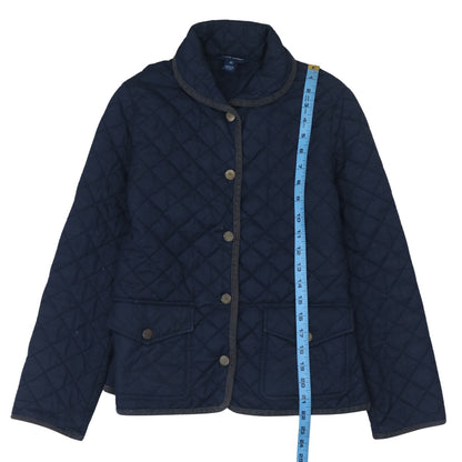 Ralph Lauren Girls Blue Quilted Mid-Length Jacket Size 16 Years