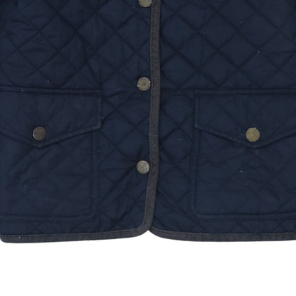 Ralph Lauren Girls Blue Quilted Mid-Length Jacket Size 16 Years
