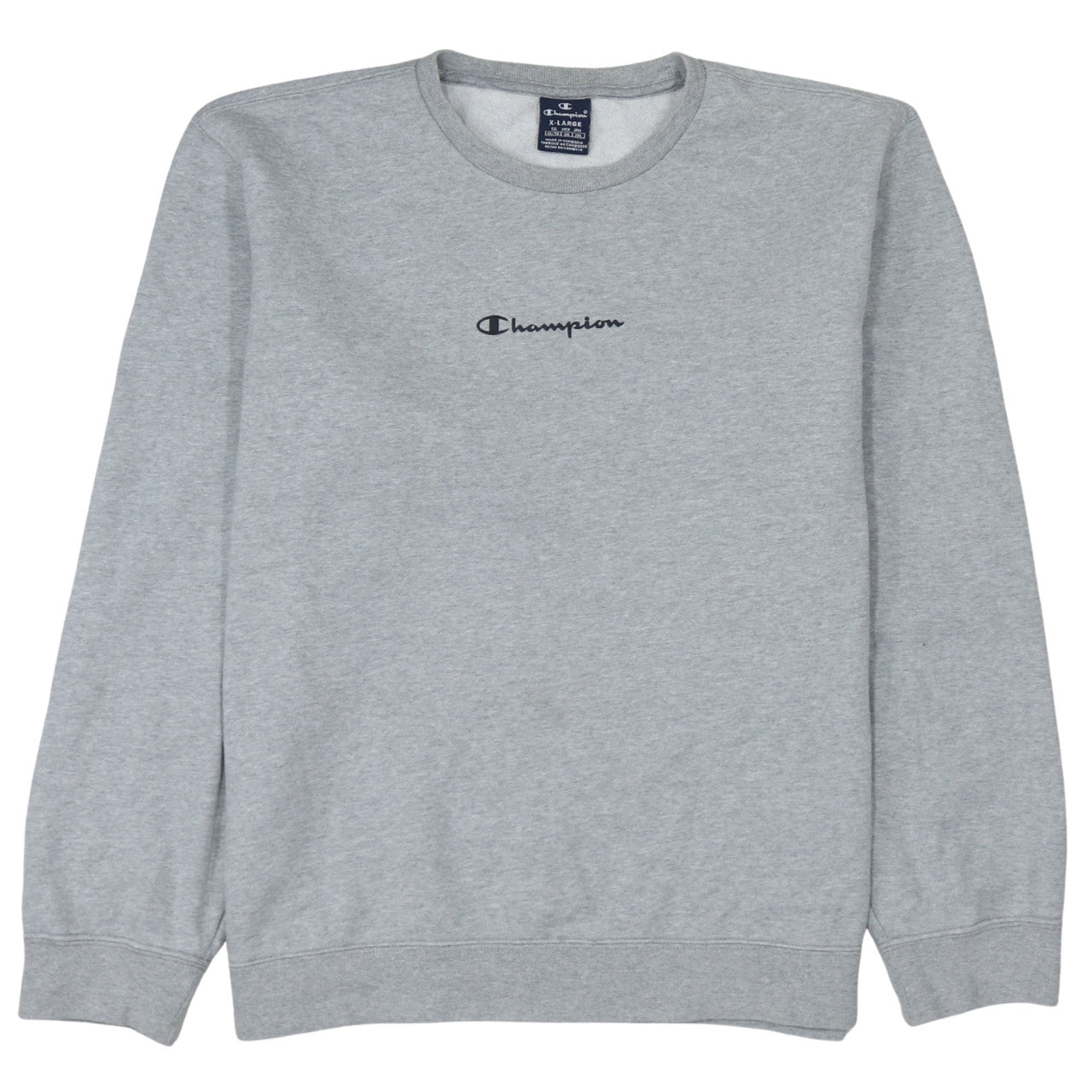 Mens UK Size XL Champion Grey Pullover Sweatshirt