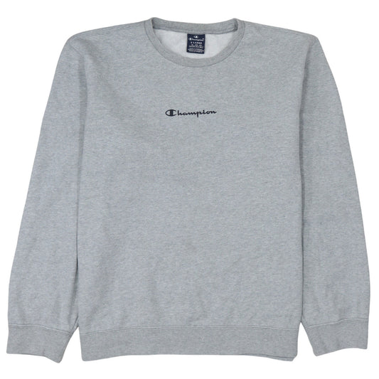 Mens UK Size XL Champion Grey Pullover Sweatshirt