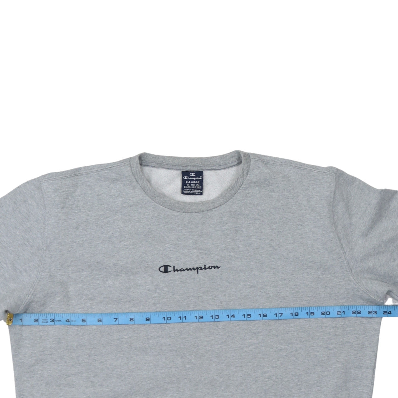 Mens UK Size XL Champion Grey Pullover Sweatshirt