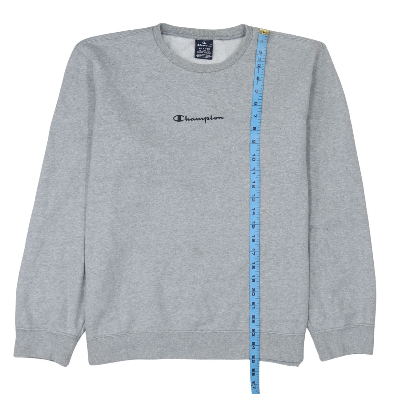 Mens UK Size XL Champion Grey Pullover Sweatshirt