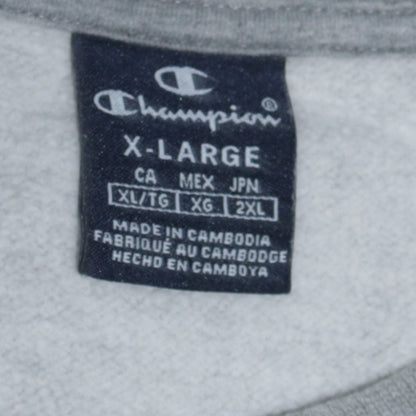 Mens UK Size XL Champion Grey Pullover Sweatshirt