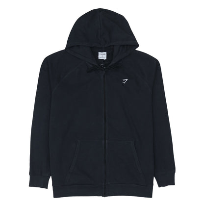 Mens UK Size XL Gymshark Black Full Zip Hoodie
