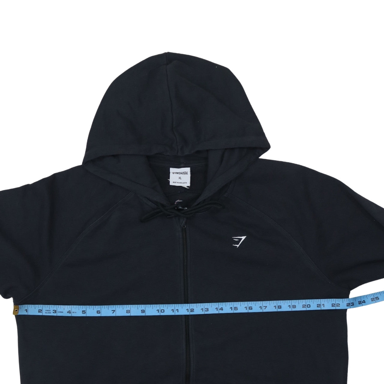 Mens UK Size XL Gymshark Black Full Zip Hoodie