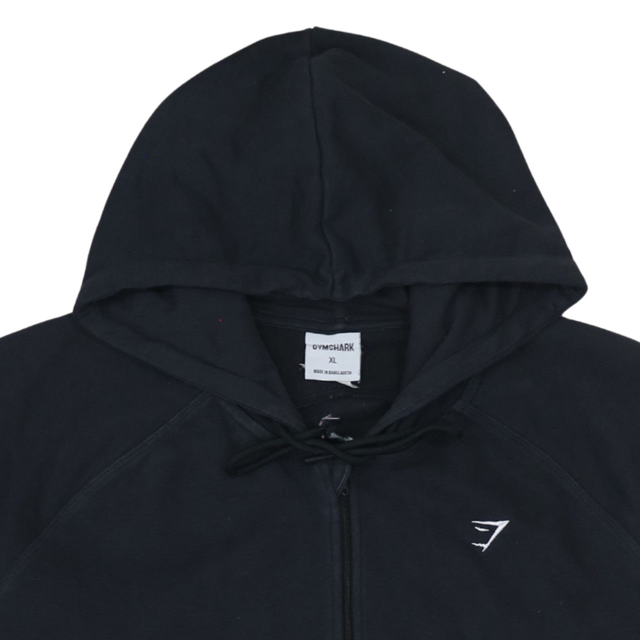 Mens UK Size XL Gymshark Black Full Zip Hoodie