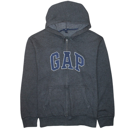 Mens UK Size XL Gap Grey Full Zip Hoodie