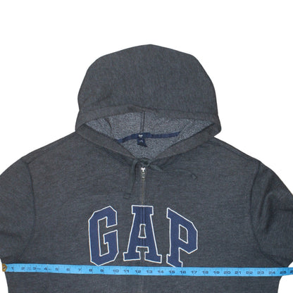Mens UK Size XL Gap Grey Full Zip Hoodie