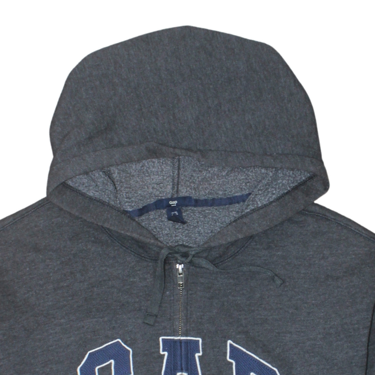 Mens UK Size XL Gap Grey Full Zip Hoodie
