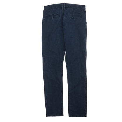 Mens UK Size 28 Quiksilver Regular Fit Chino Blue Trousers