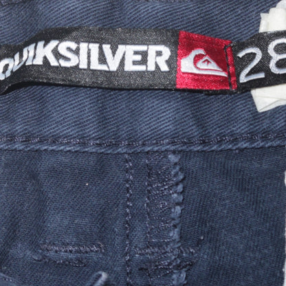 Mens UK Size 28 Quiksilver Regular Fit Chino Blue Trousers