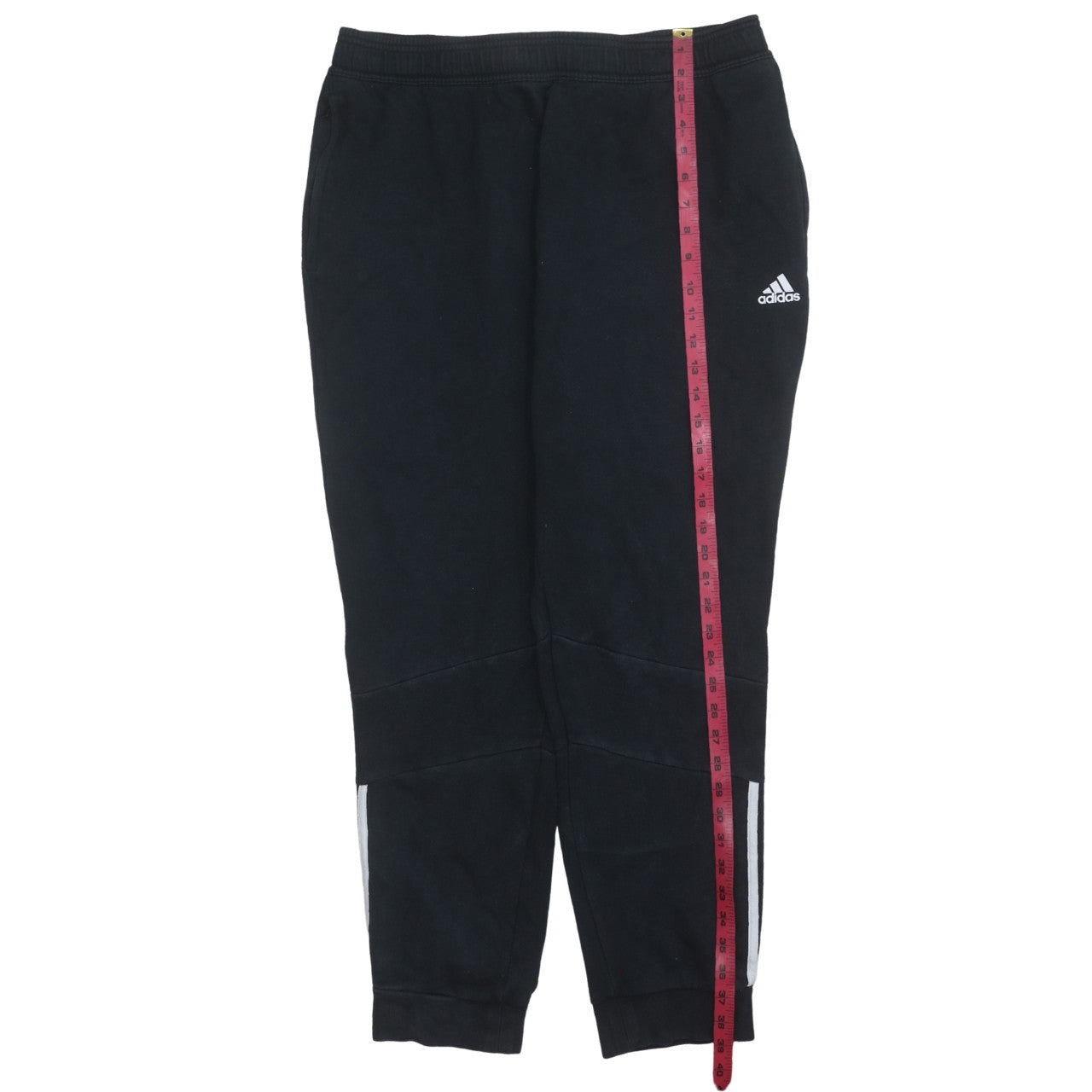 Mens UK Size XL adidas Regular Fit Jogger Black Trousers