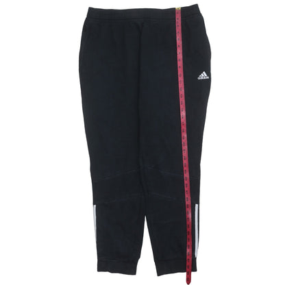 Mens UK Size XL adidas Regular Fit Jogger Black Trousers