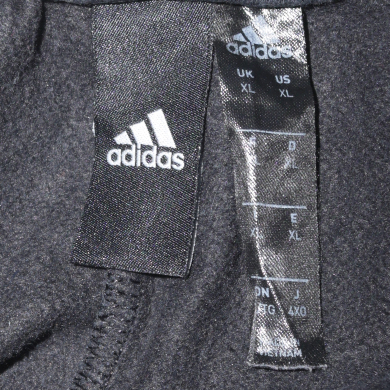 Mens UK Size XL adidas Regular Fit Jogger Black Trousers