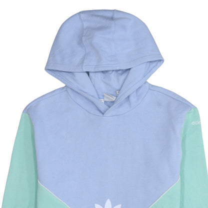 Girls UK Size 15-16 Years adidas Blue Pullover Hoodie