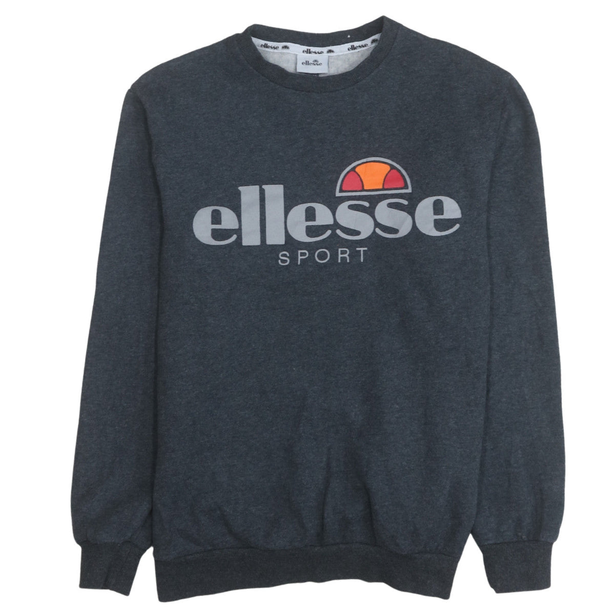 Mens UK Size M ellesse Grey Pullover Sweatshirt