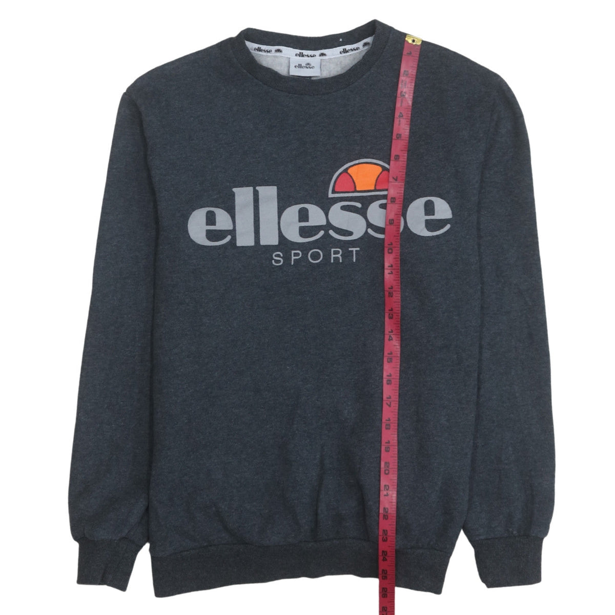 Mens UK Size M ellesse Grey Pullover Sweatshirt