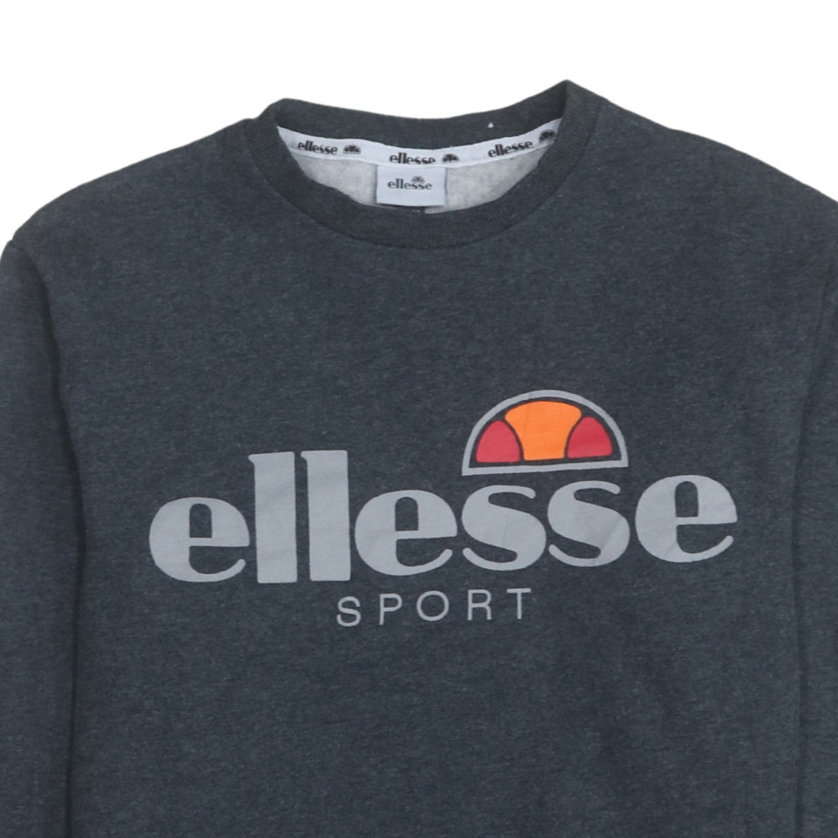 Mens UK Size M ellesse Grey Pullover Sweatshirt