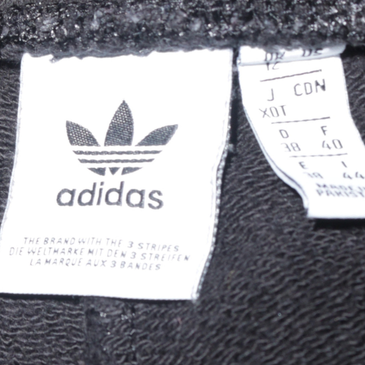 Womens UK Size 12 adidas Regular Fit Jogger Black Trousers