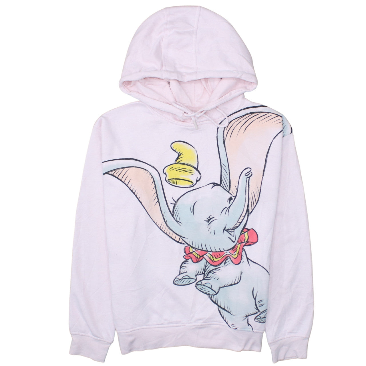 Womens UK Size 10/12 Disney Pink Pullover Hoodie