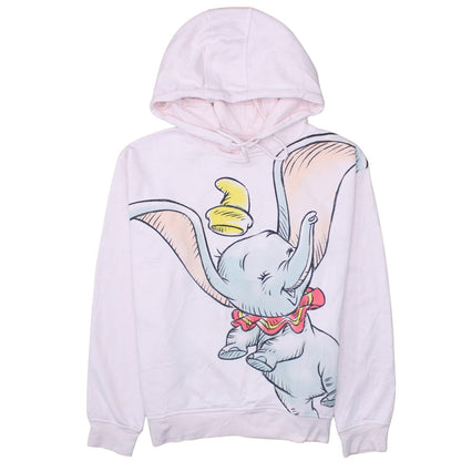 Womens UK Size 10/12 Disney Pink Pullover Hoodie