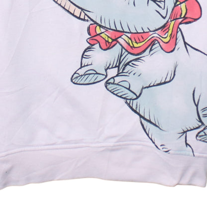 Womens UK Size 10/12 Disney Pink Pullover Hoodie