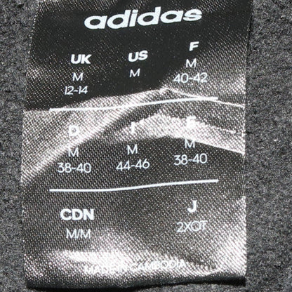 Womens UK Size 12-14 adidas Black Pullover Hoodie