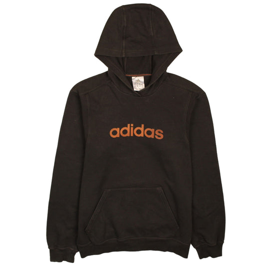 Mens UK Size M adidas Black Pullover Hoodie