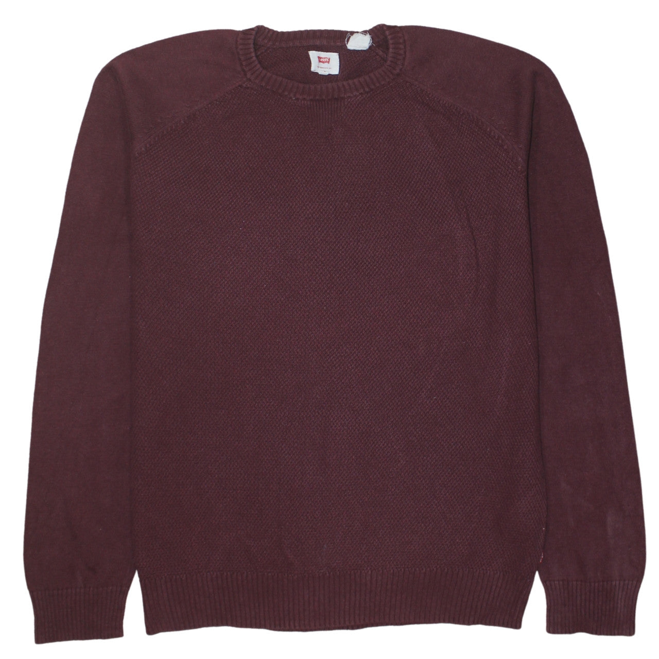 Mens UK Size M Levi's Red Pullover Jumper