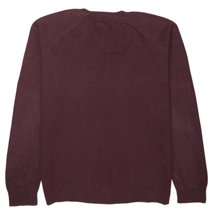 Mens UK Size M Levi's Red Pullover Jumper