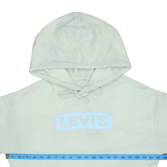 Womens UK Size S Levi's Beige Pullover Hoodie
