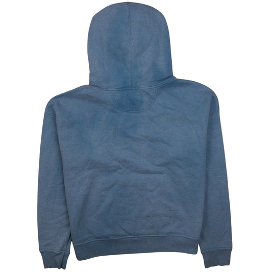 Womens UK Size S Champion Blue Pullover Hoodie