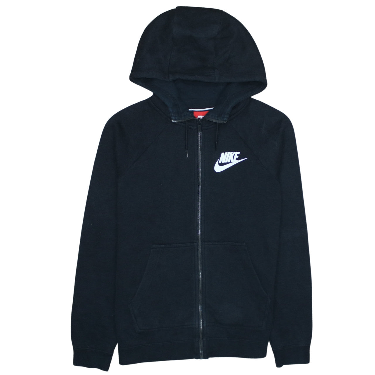 Womens UK Size S Nike Black Full Zip Hoodie