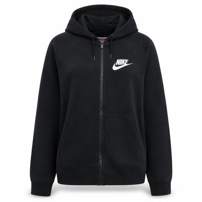 Womens UK Size S Nike Black Full Zip Hoodie