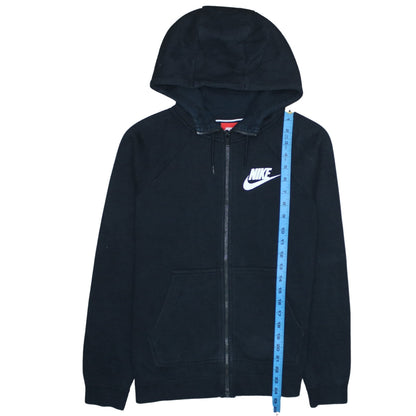 Womens UK Size S Nike Black Full Zip Hoodie