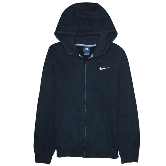 Mens UK Size S Nike Black Full Zip Hoodie