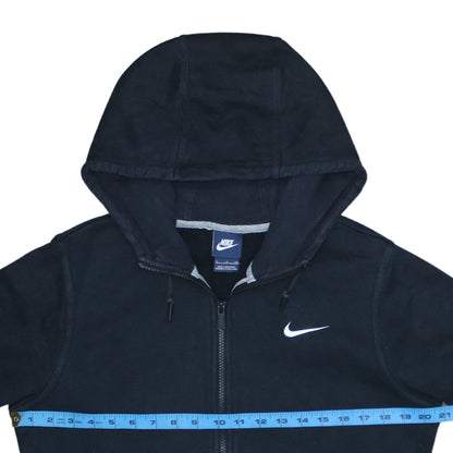 Mens UK Size S Nike Black Full Zip Hoodie