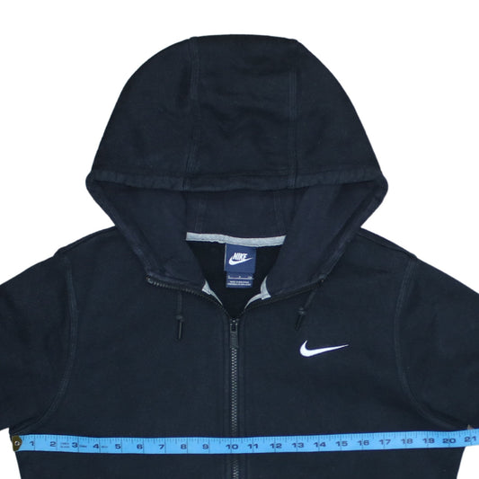 Mens UK Size S Nike Black Full Zip Hoodie