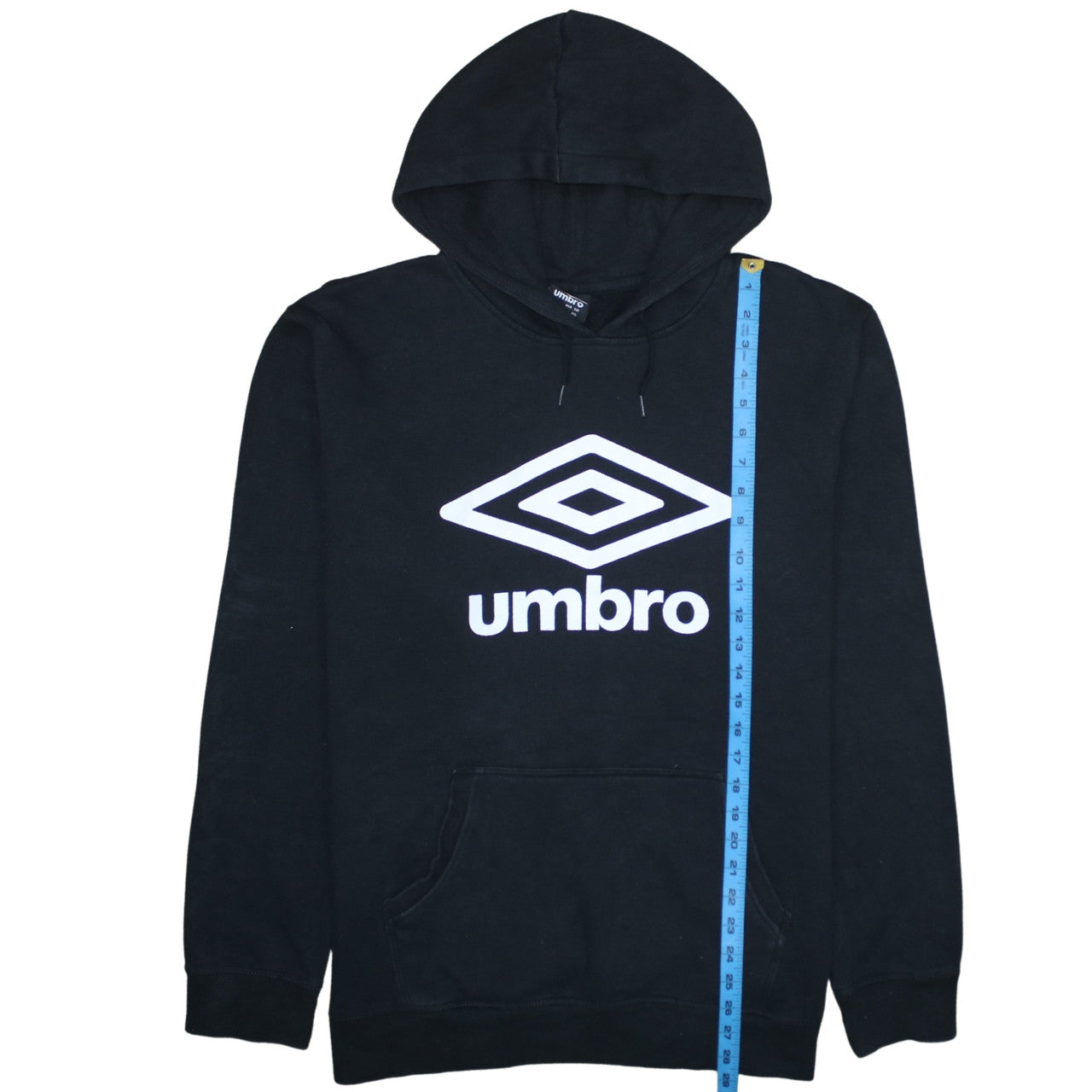 Mens UK Size 2XL Umbro Black Pullover Hoodie