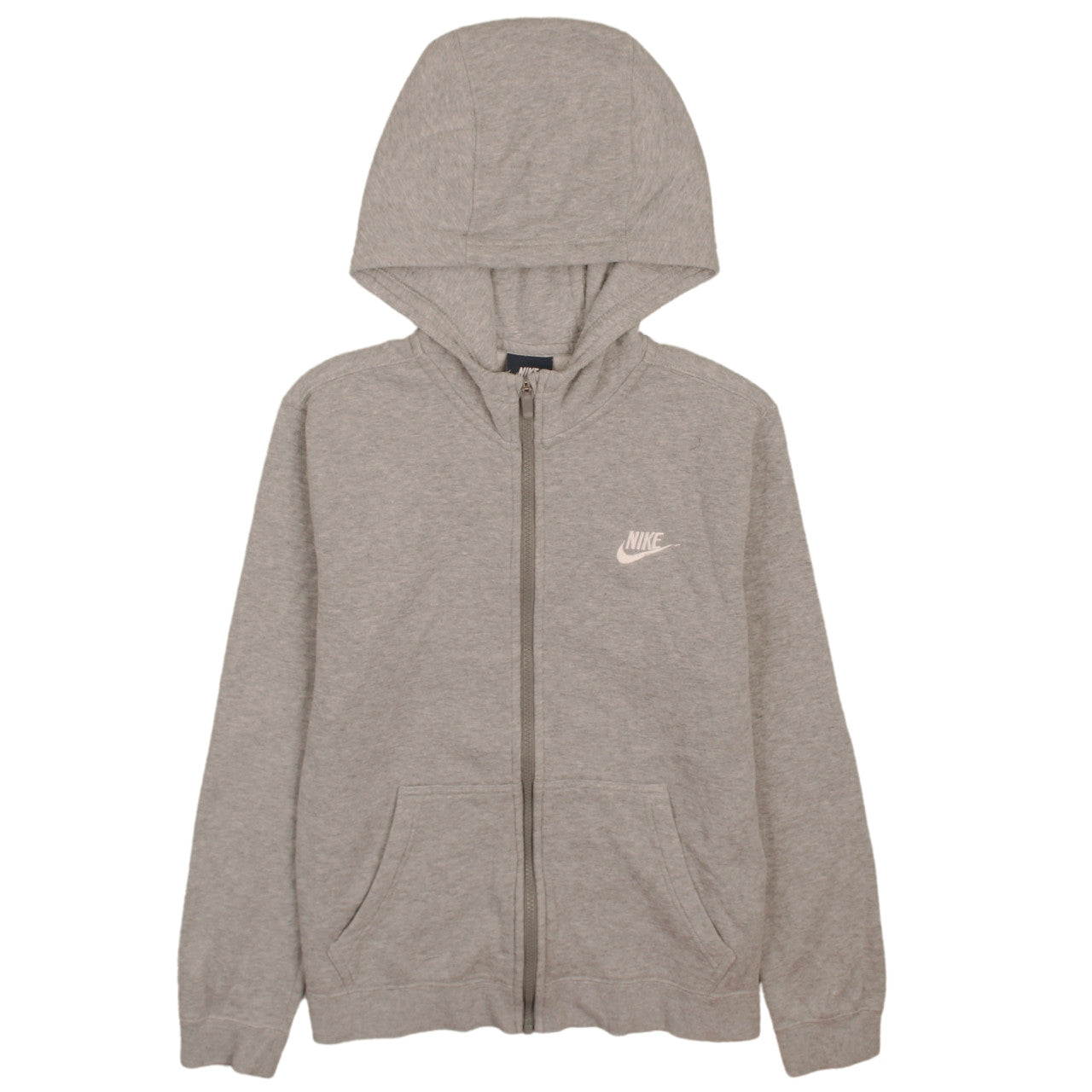 Boys UK Size 12-13 Years Nike Grey Full Zip Hoodie