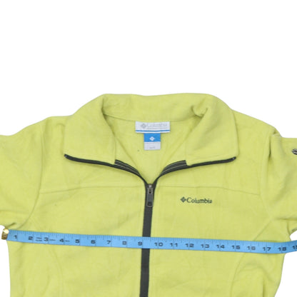 Womens UK Size 14 Columbia Yellow Basic Jacket