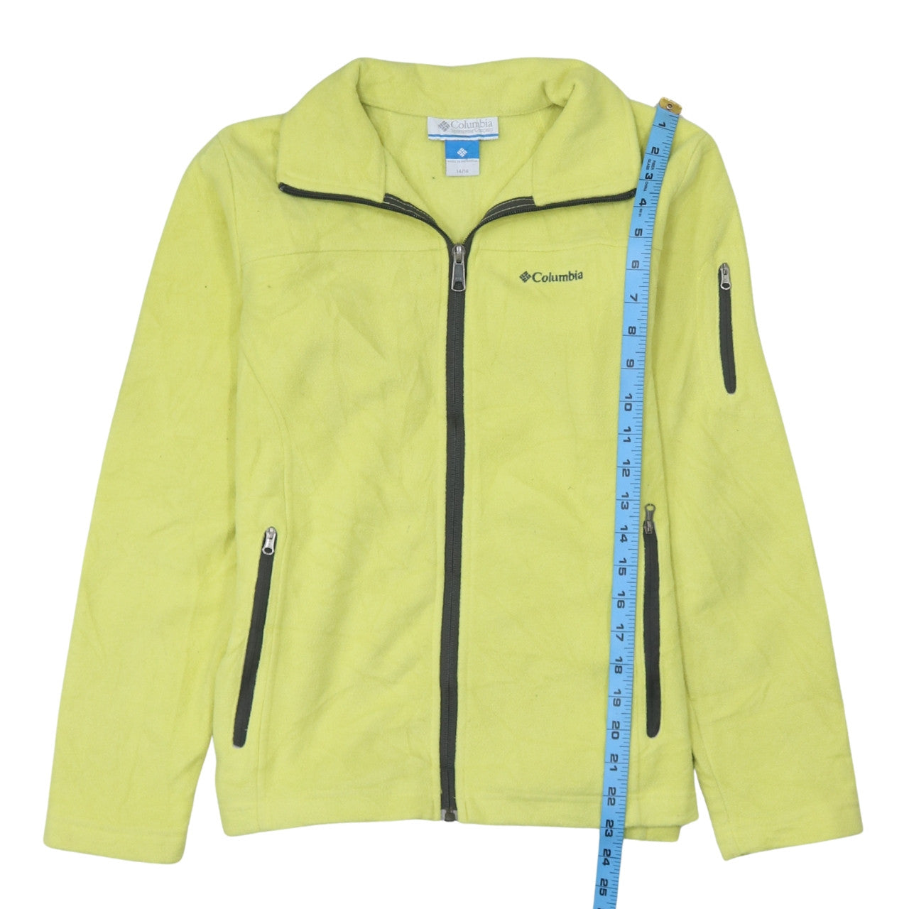 Womens UK Size 14 Columbia Yellow Basic Jacket