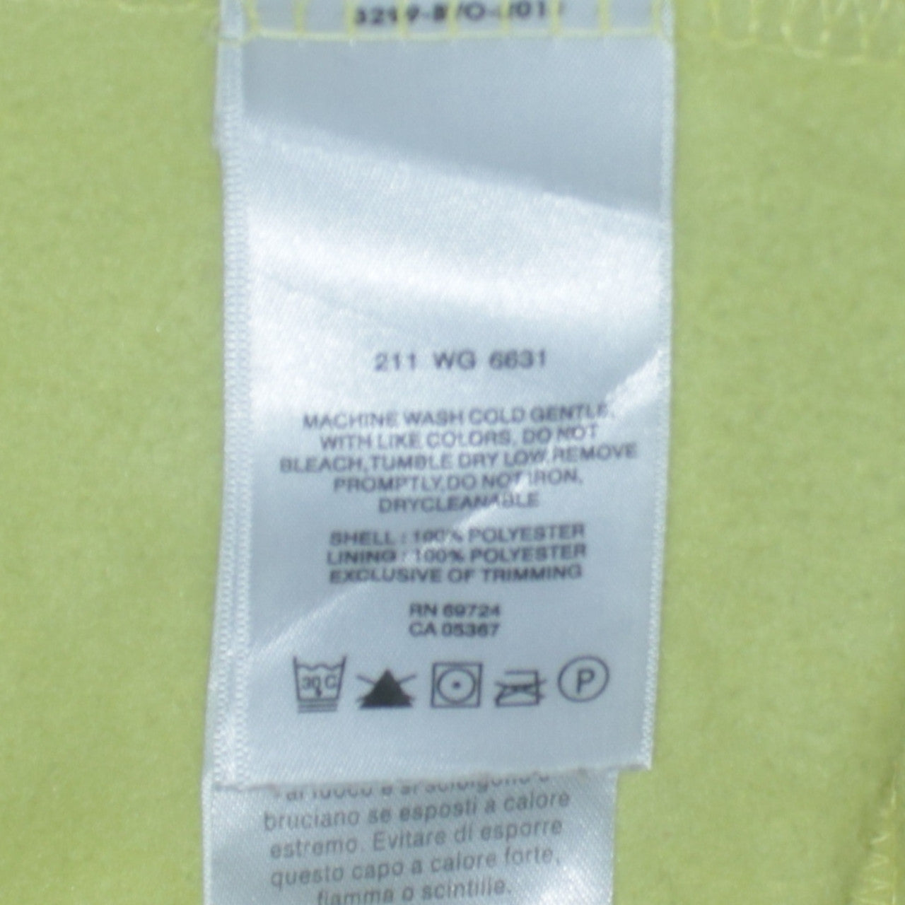 Womens UK Size 14 Columbia Yellow Basic Jacket
