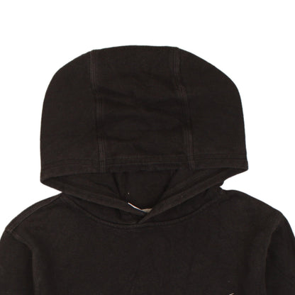 Nike Boys Black Pullover Hoodie 13-15 Years Graphic Logo Fleece Sweatshirt