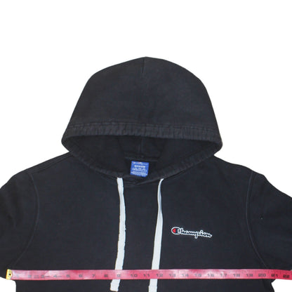 Mens UK Size M Champion Black Pullover Hoodie